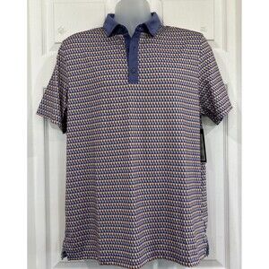 Rhone Polo Men's M Geometric Print Golf Sport Performance Stretch Flex
